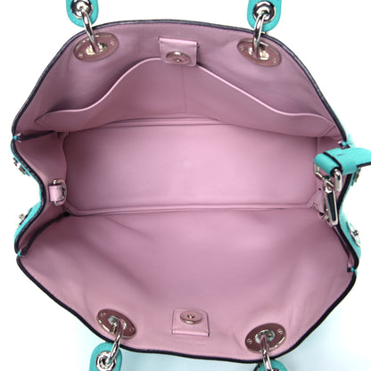 Christian Dior Bullcalf Medium Diorissimo Tote Turquoise 7 of 13