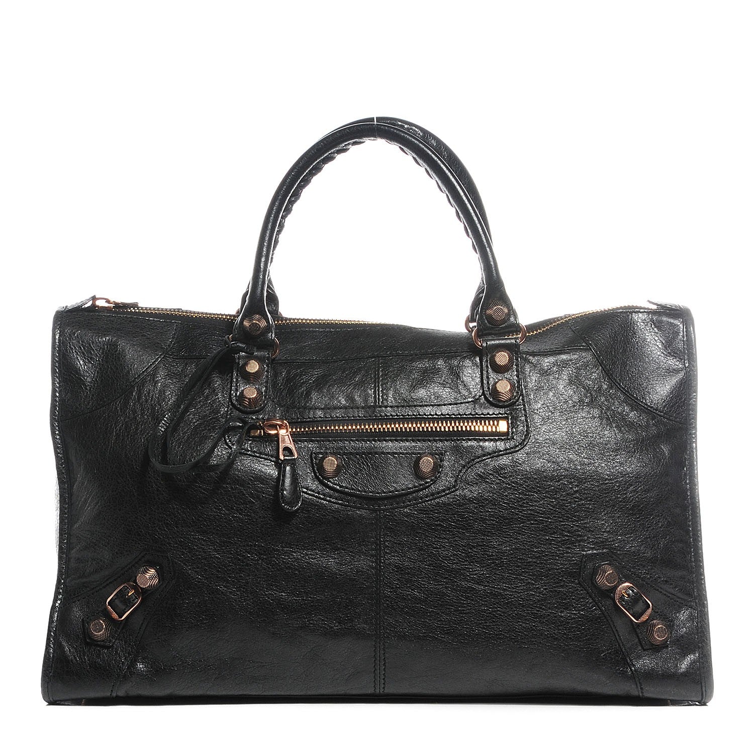 Balenciaga Agneau Giant 12 Rose Gold Hardware Work Black 1 of 12