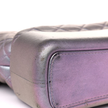 Chanel Iridescent Lambskin Calfskin Quilted Medium Gabrielle Hobo Light Purple 8 of 31