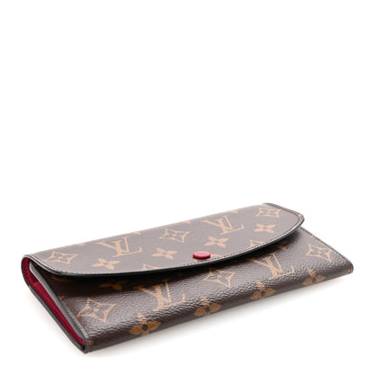 Louis Vuitton Monogram Emilie Wallet Fuchsia 4 of 7