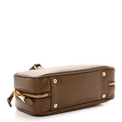 Miu Miu Calfskin Large Arcadie Top Handle Bag Tundra 4 of 9