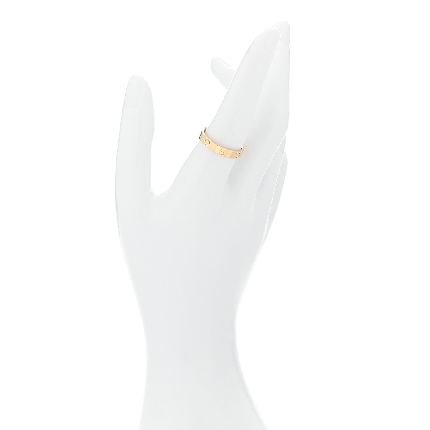 Cartier 18K Yellow Gold 3.5mm LOVE Wedding Band Ring 57 8 2 of 4
