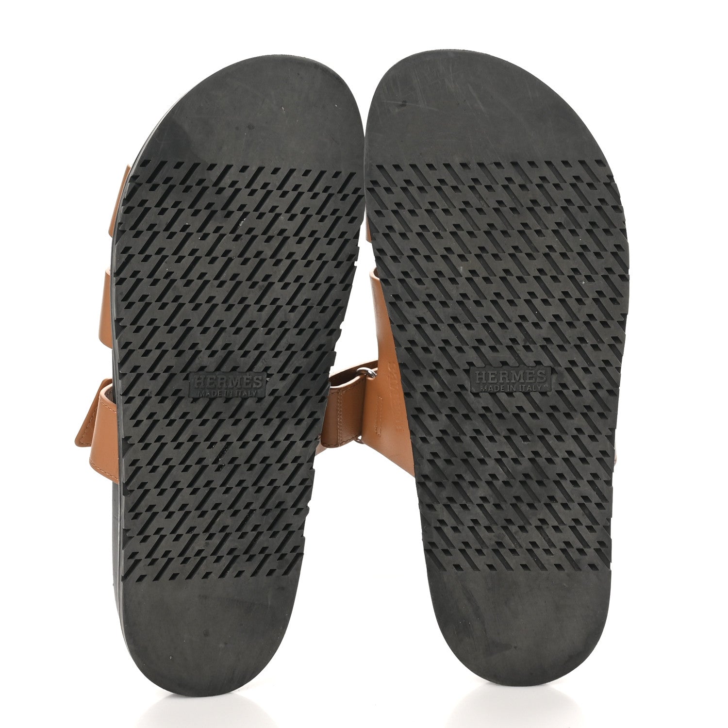 Hermes Calfskin Mens Chypre Sandals 40 Naturel 6 of 11
