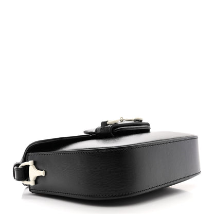 Gucci Azalea Calfskin Web Horsebit 1955 Shoulder Bag Black 4 of 11