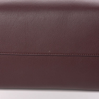 Saint Laurent Calfskin Large Shopping Tote Bordeaux 10 of 11