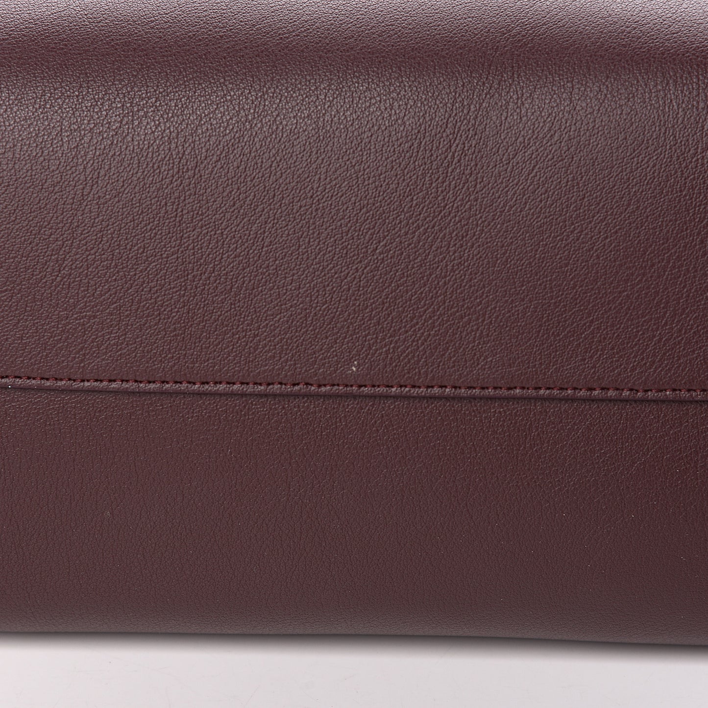 Calfskin Large Shopping Tote Bordeaux