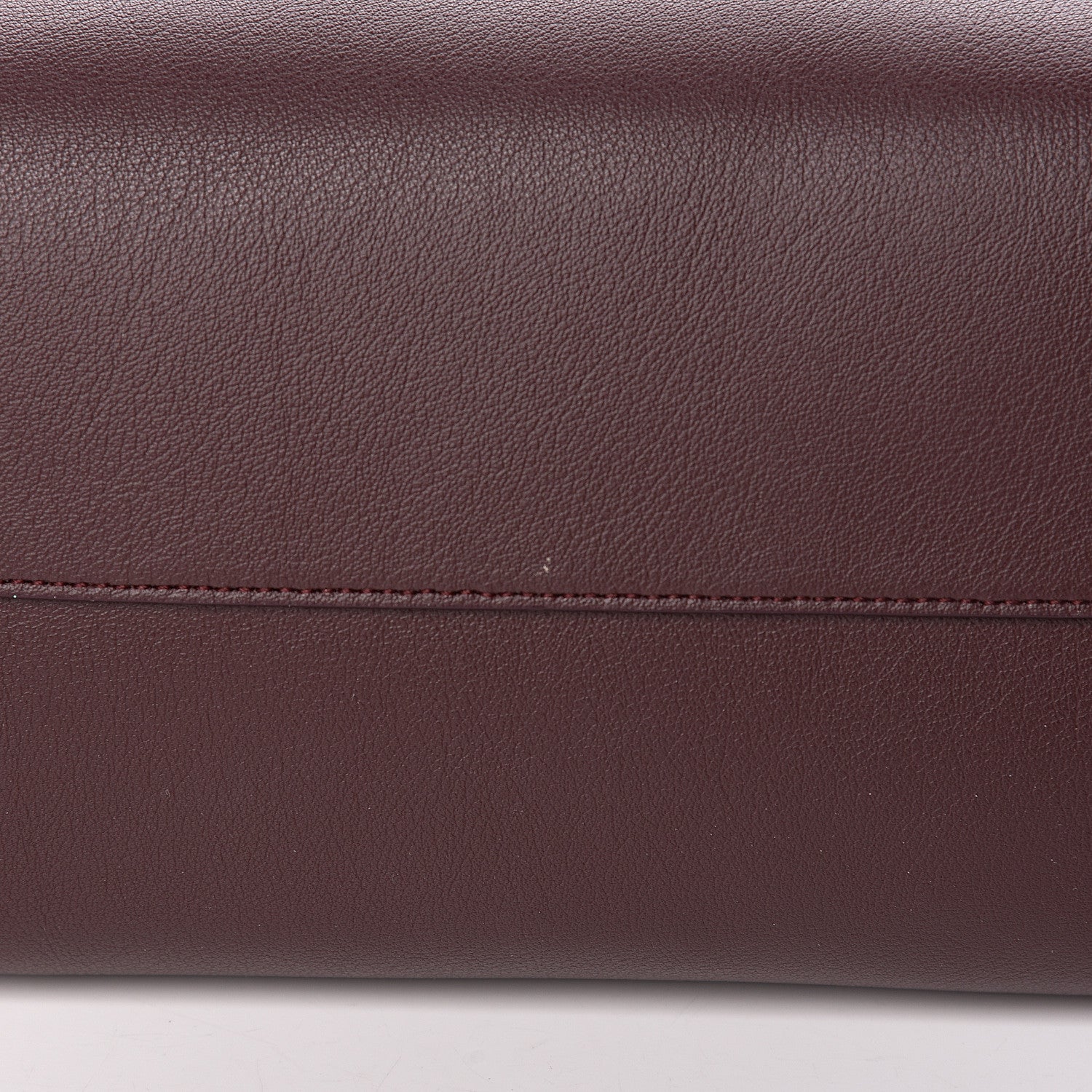 Saint Laurent Calfskin Large Shopping Tote Bordeaux 10 of 11