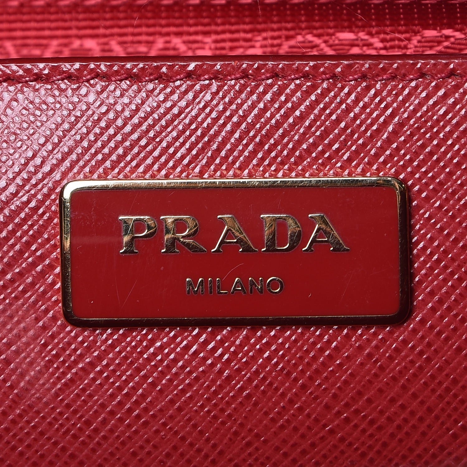 Prada Saffiano Medium Galleria Double Zip Tote Fuoco 7 of 9