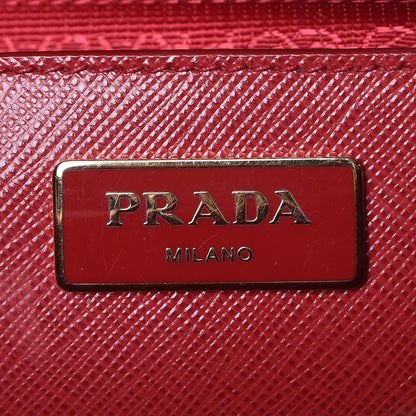 Prada Saffiano Medium Galleria Double Zip Tote Fuoco 7 of 9