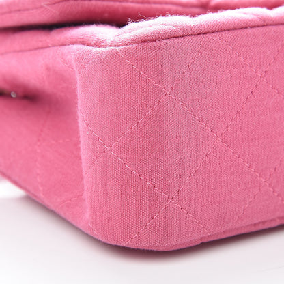 Chanel Jersey Quilted Mini Rectangular Flap Pink 8 of 10