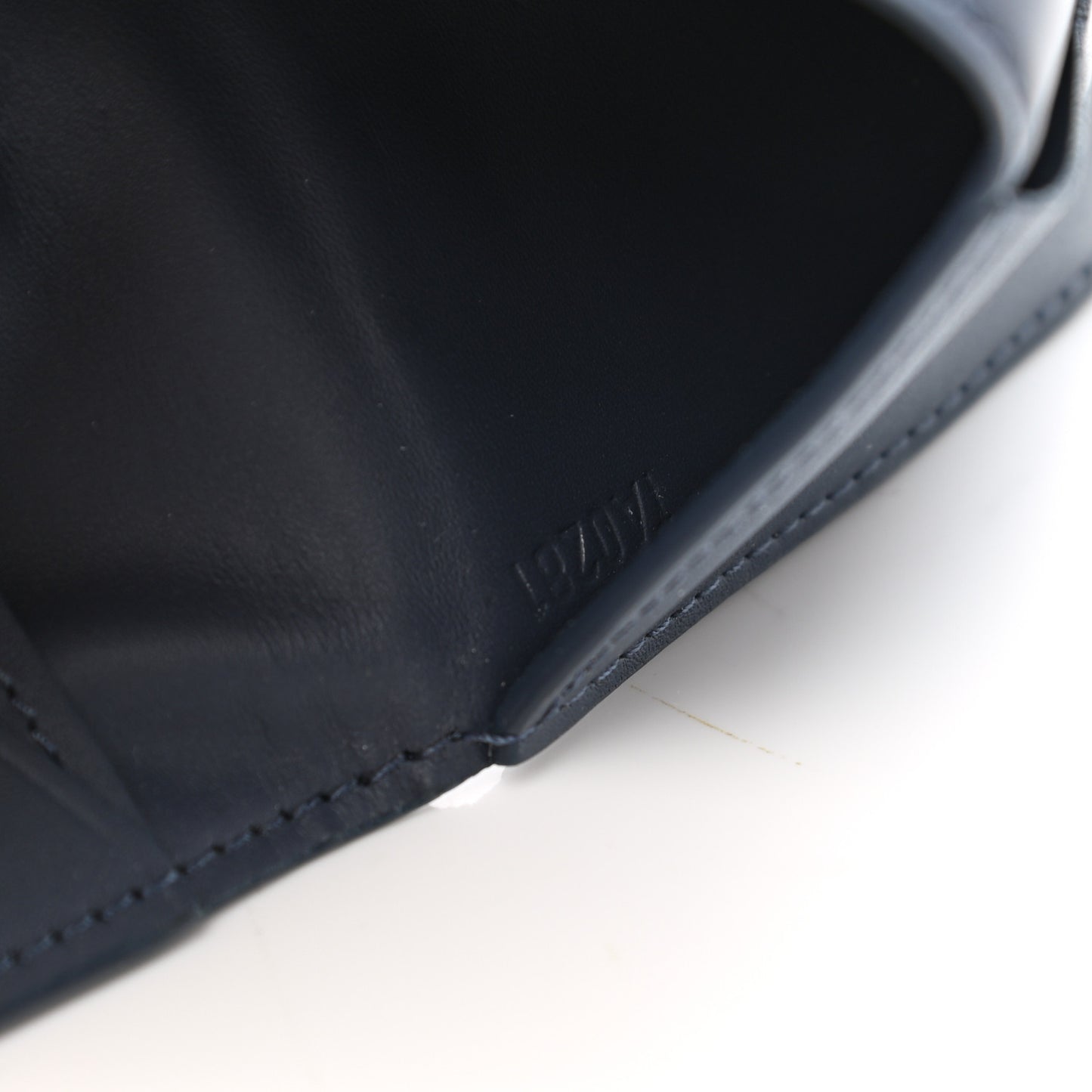 Calfskin Monogram Shadow Pocket Organizer Blue