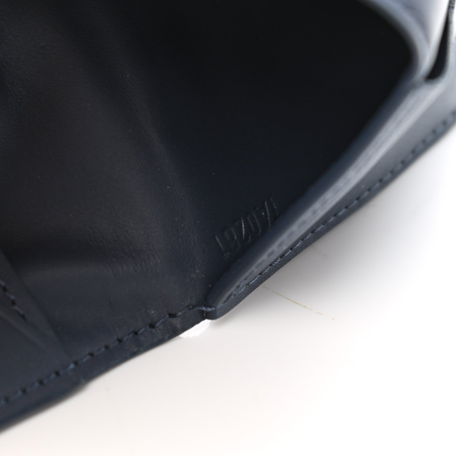 Louis Vuitton Calfskin Monogram Shadow Pocket Organizer Blue 7 of 7