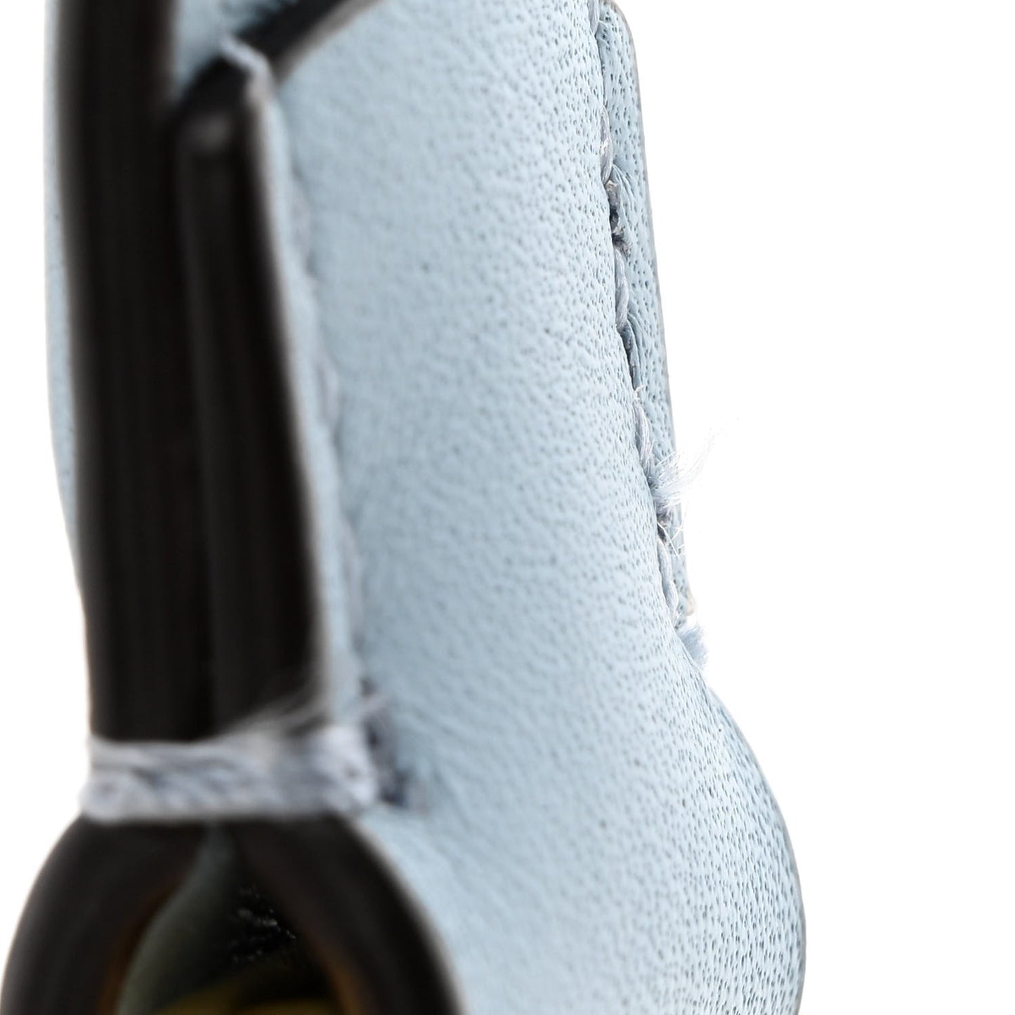 Vitello Seta Nappa Bi-Color Rainbow Girl Inlay Medium Peekaboo I SEE U Satchel Azzurro Baby Multicolor