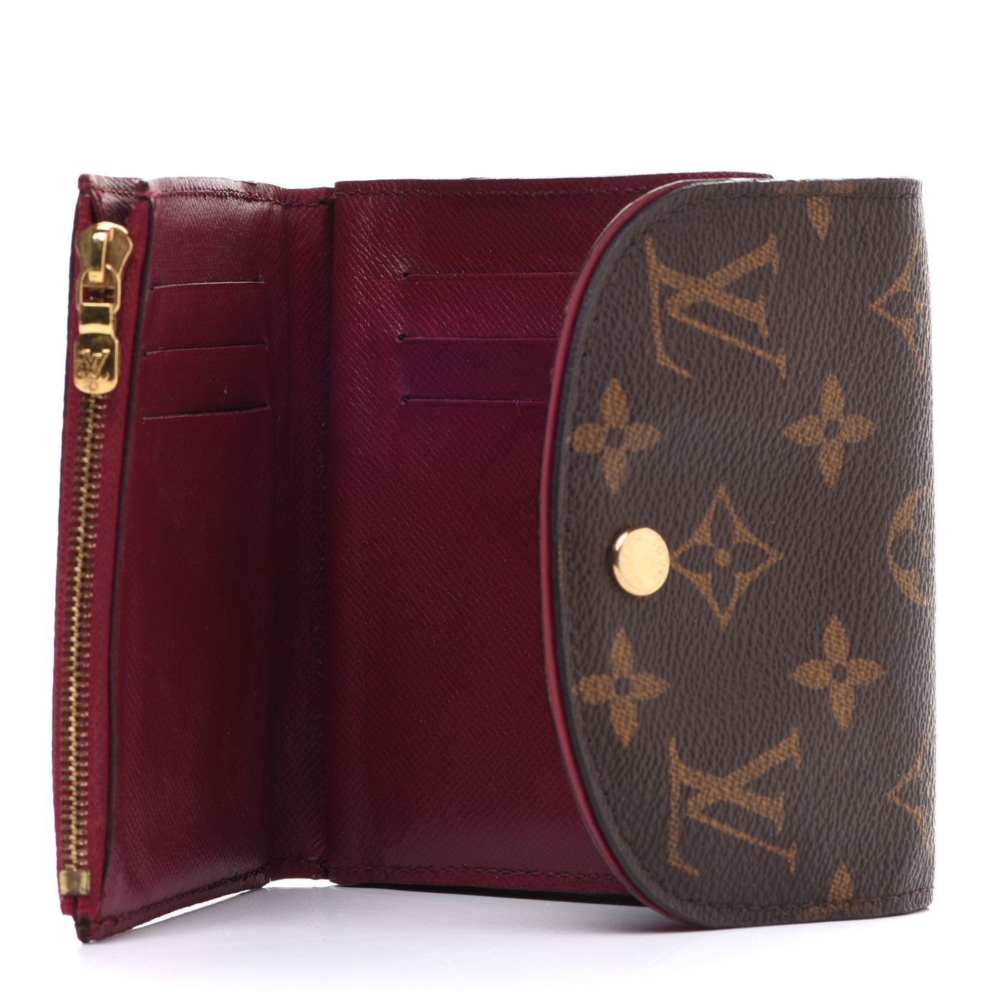 Monogram Ariane Compact Wallet Fuchsia