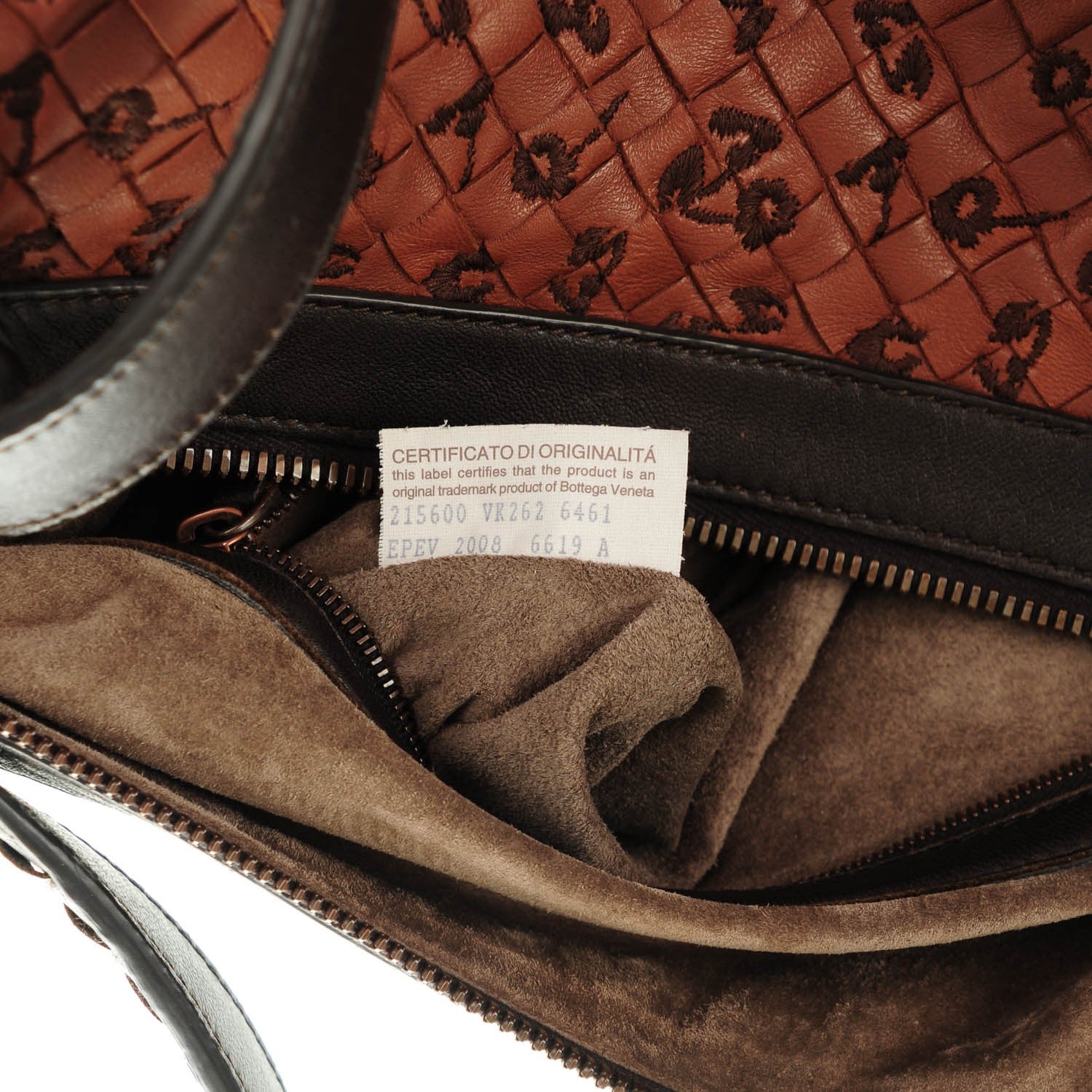 Bottega Veneta Embroidered Intrecciato Matita Shoulder Bag 8 of 8