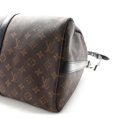 Louis Vuitton Monogram Macassar Keepall Bandouliere 45 8 of 8