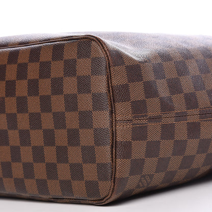 Louis Vuitton Damier Ebene Neo Neverfull MM Rose Ballerine 12 of 38