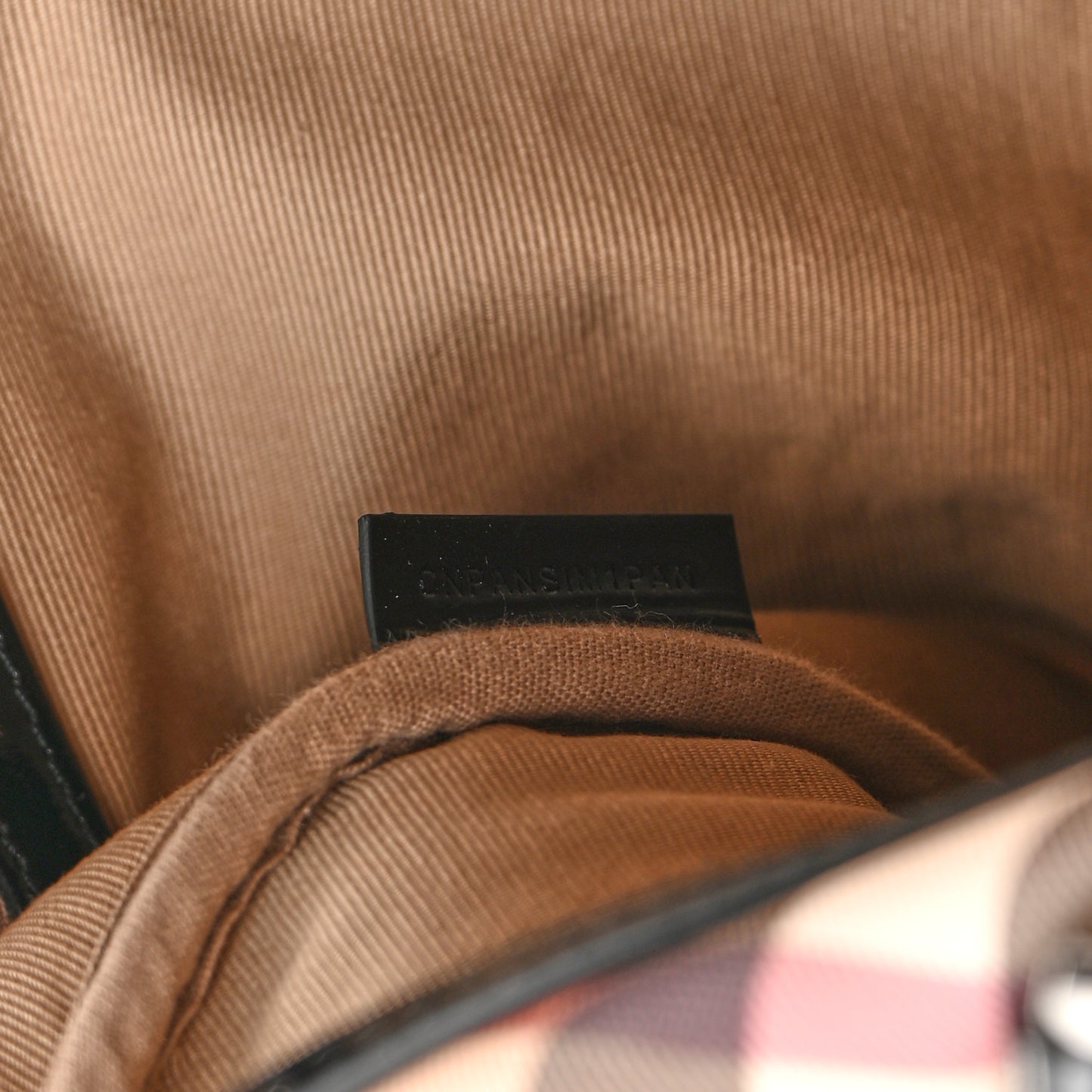 Supernova Check Patent Small Chester Bowling Bag Black