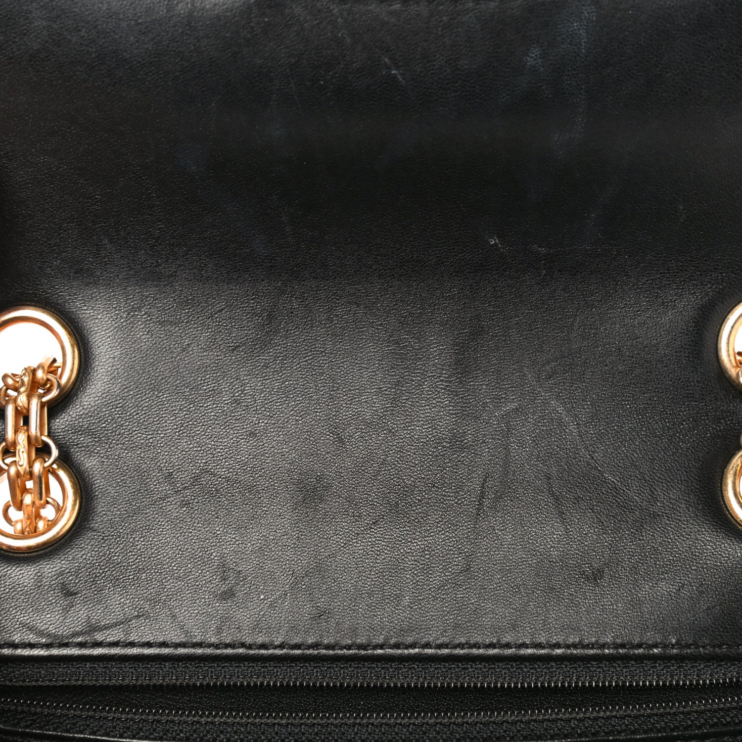 Chanel Calfskin Crocodile Embossed Graffiti 2.55 Mini Cocodile Reissue Flap Black Pink 16 of 20