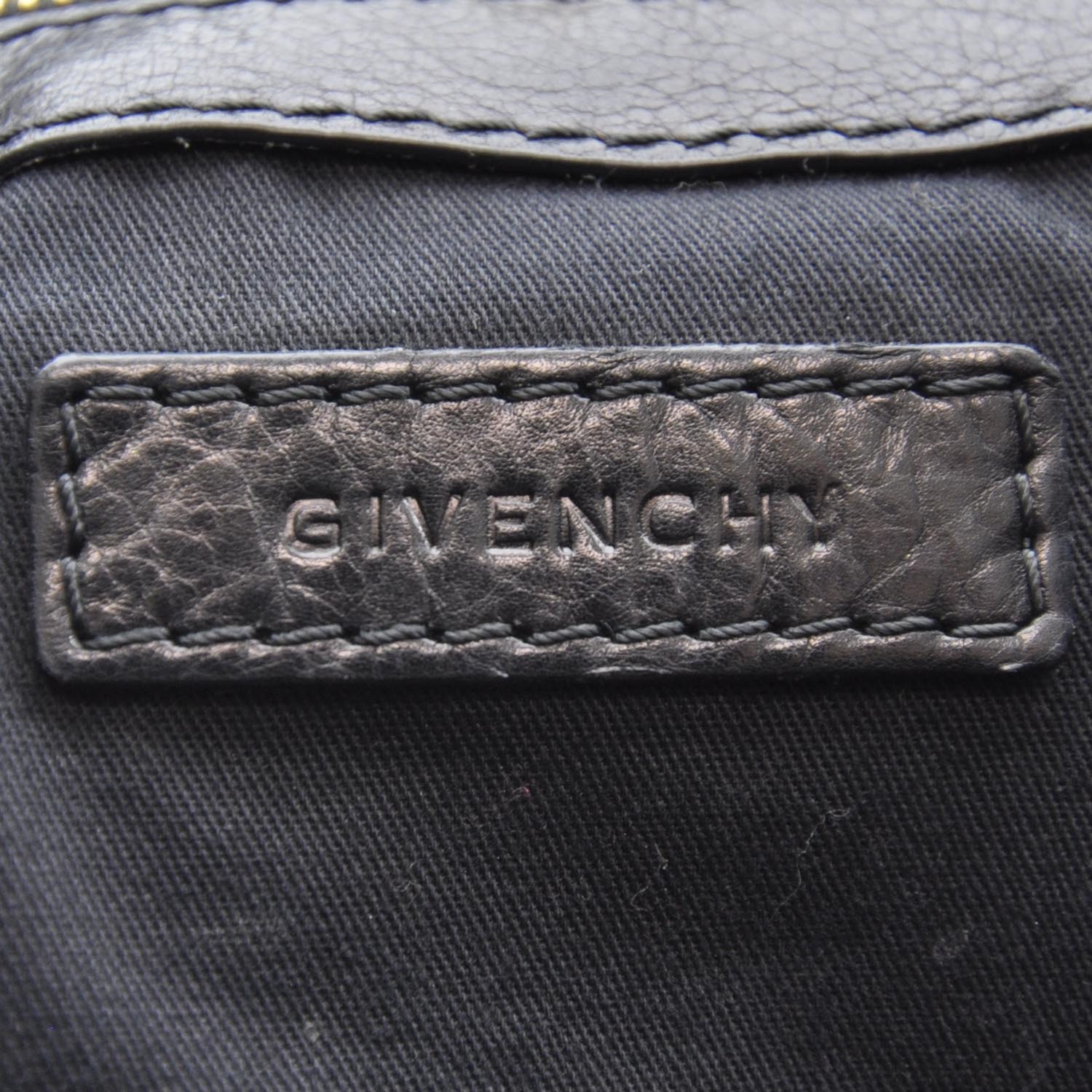 Givenchy Calfskin Stingray Embossed New Line Flap Bag Black 7 of 9