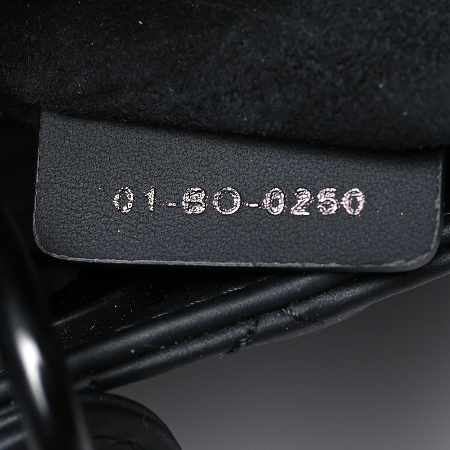 Ultra Matte Calfskin Cannage Large Lady Dior Black