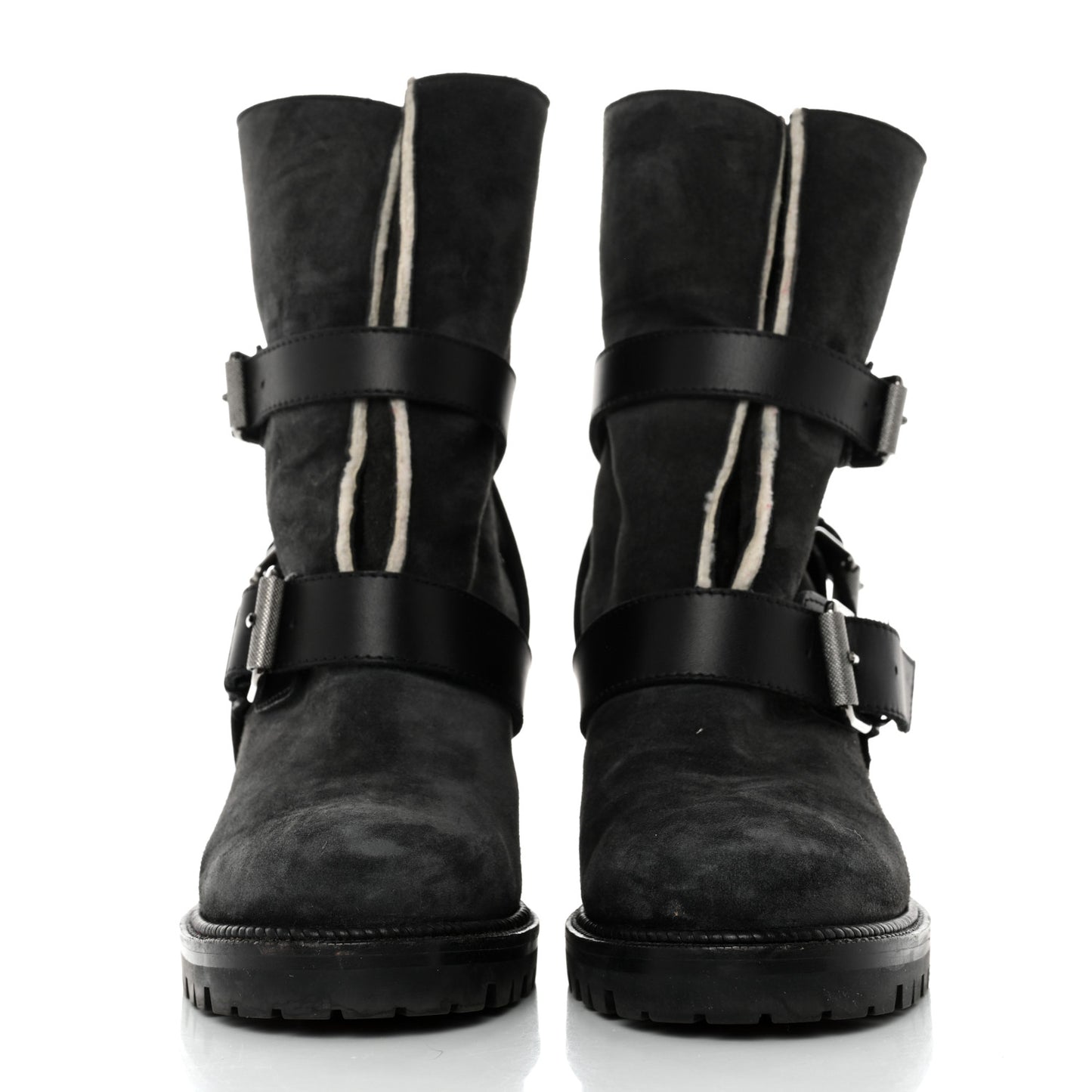 Calfskin Bouclette Viyonce 70 Boots 37.5 Black