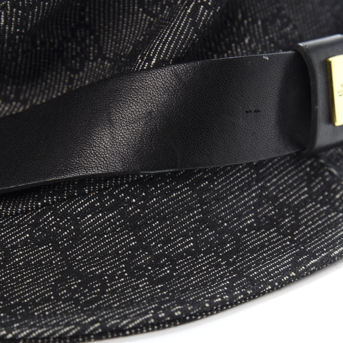 GG Monogram Bucket Hat M Black