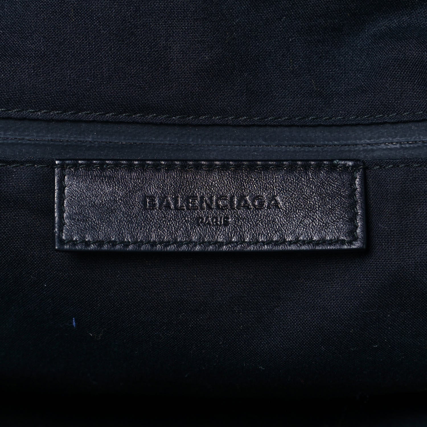 Balenciaga Nylon Political Campaign Logo Embroidered Explorer Backpack Navy 5 of 14
