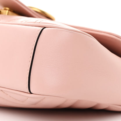 Gucci Calfskin Matelasse Mini GG Marmont Shoulder Bag Perfect Pink 10 of 11