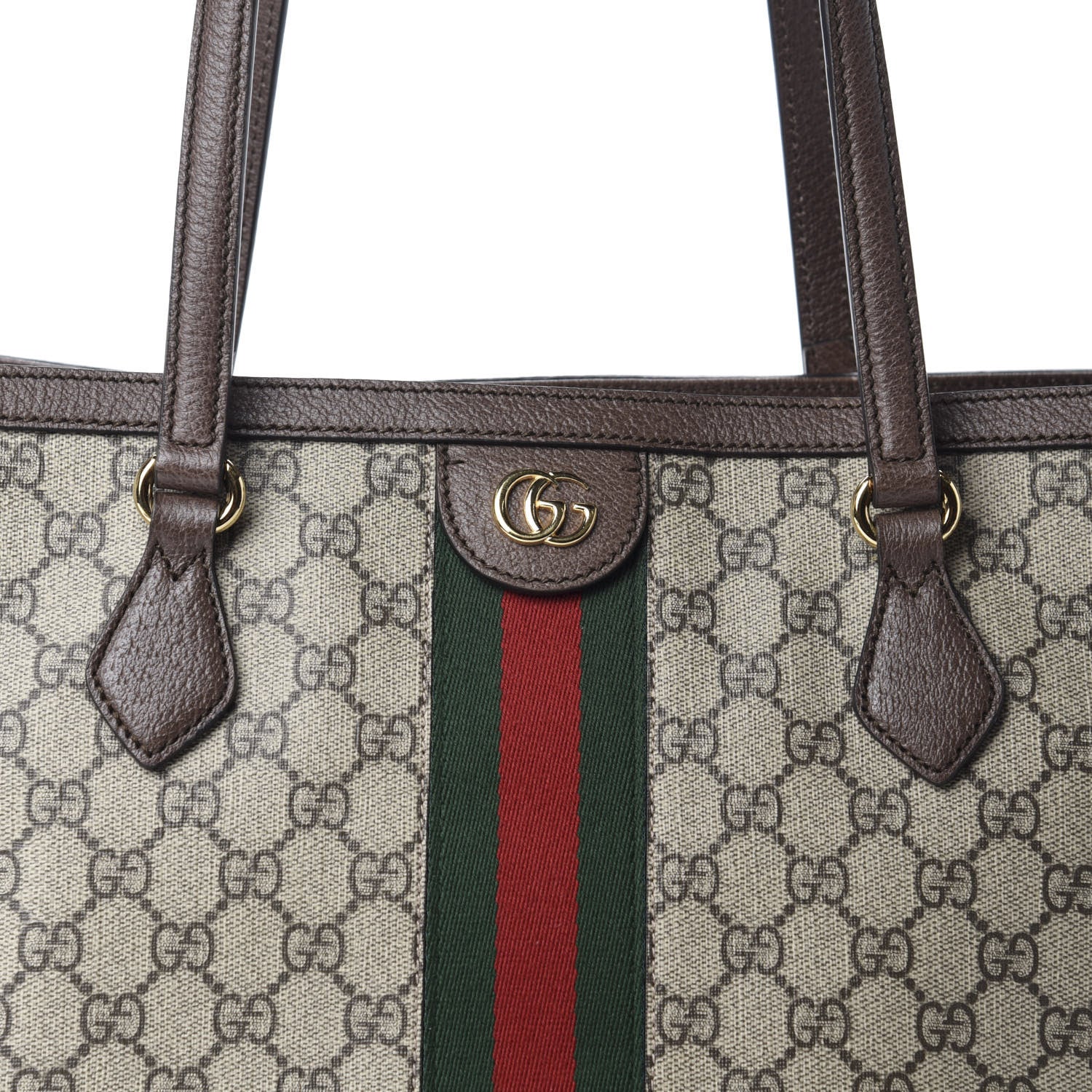 Gucci GG Supreme Monogram Medium Ophidia Shopping Tote Brown 11 of 11