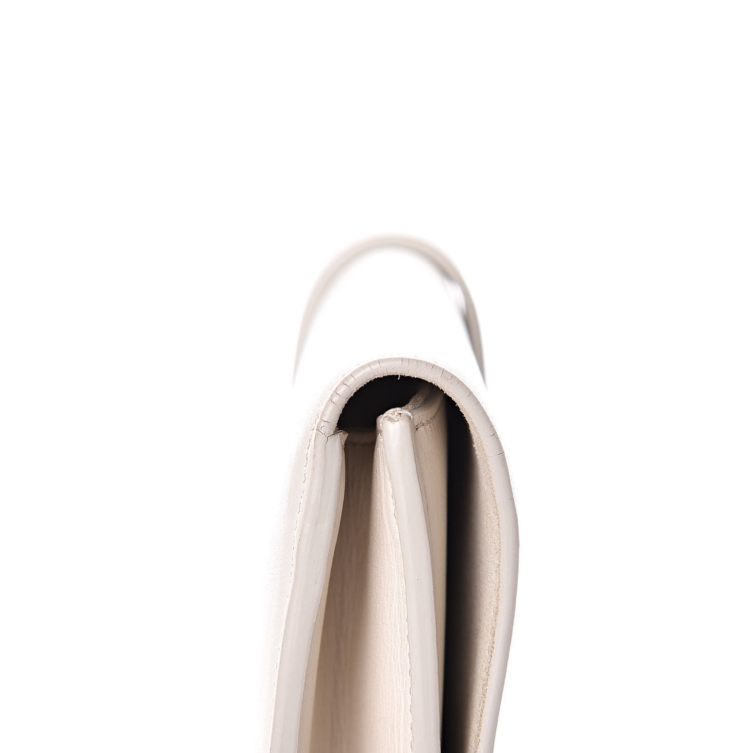 Saint Laurent Calfskin Classic Y Clutch White 17 of 17