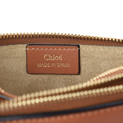 Chloe Calfskin Suede Small Jane Fringe Bag Caramel 7 of 10