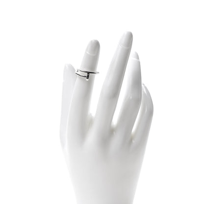 Cartier 18K White Gold Small Juste Un Clou Ring 48 4.5 2 of 5