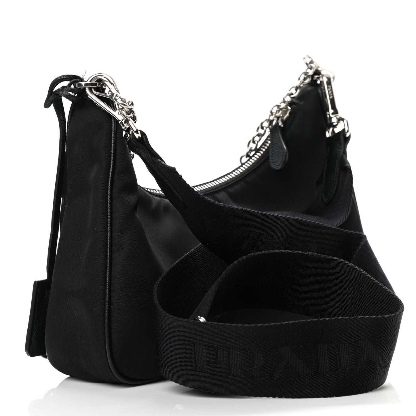 Nylon Re-Edition 2005 Shoulder Bag Black