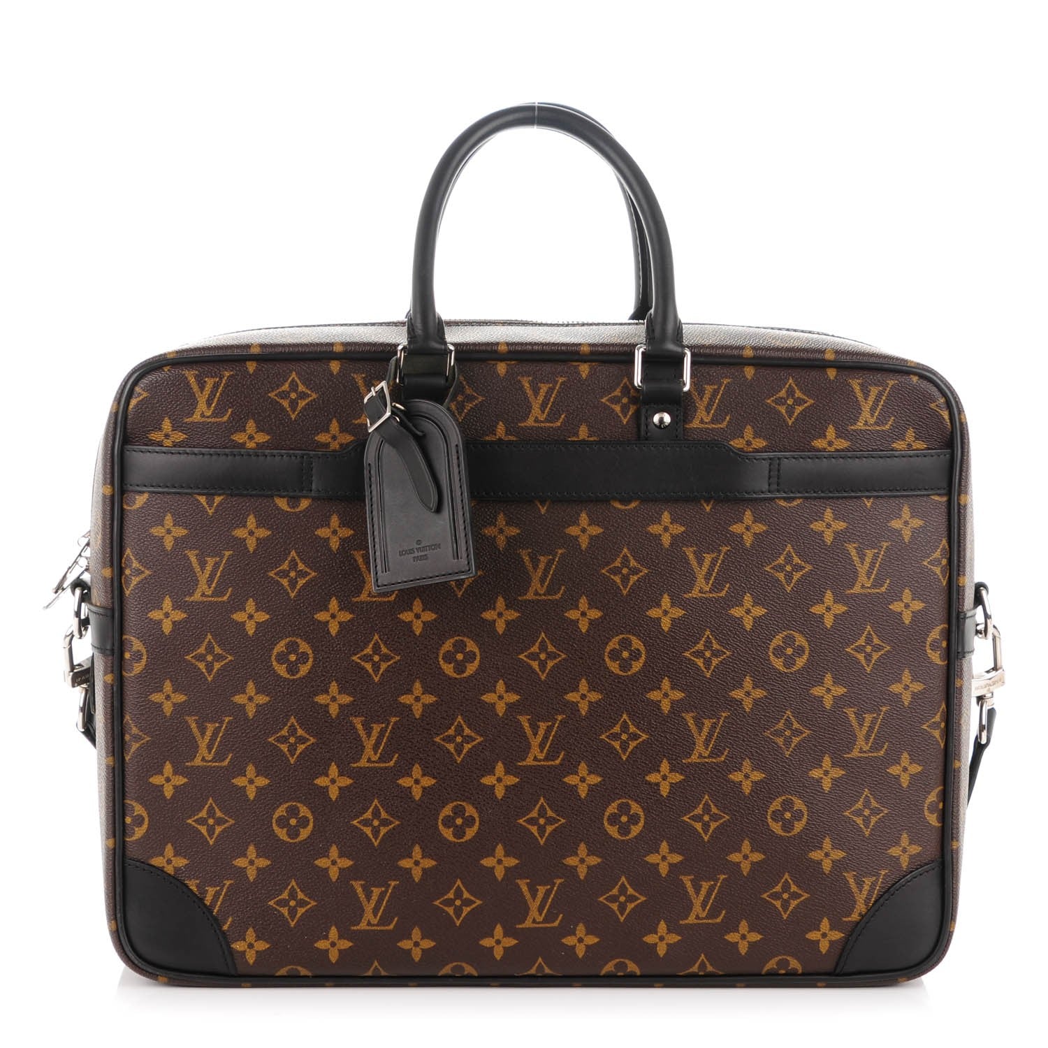 Louis Vuitton Monogram Macassar Porte-Documents Voyage GM 1 of 7