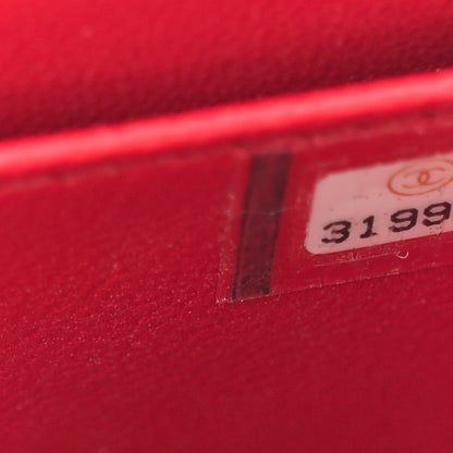 Chanel Lambskin Quilted Small Box With Chain Red 8 of 11