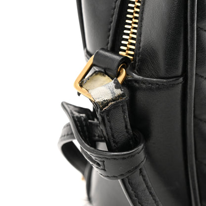 Saint Laurent Calfskin Matelasse Monogram Lou Camera Bag Black 14 of 16