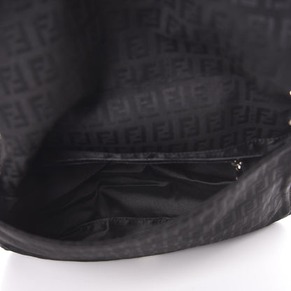 Fendi Zucchino Mama Baguette Black 6 of 6