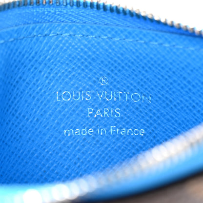 Louis Vuitton Monogram Zipped Romy Card Holder Gaston Blue 6 of 7