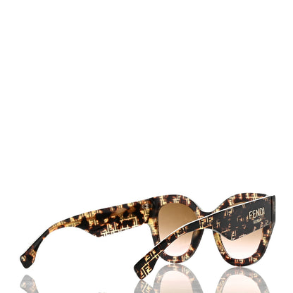 Fendi Acetate Fendi Roma Cat Eye Sunglasses FF 0435/S Havana 4 of 7