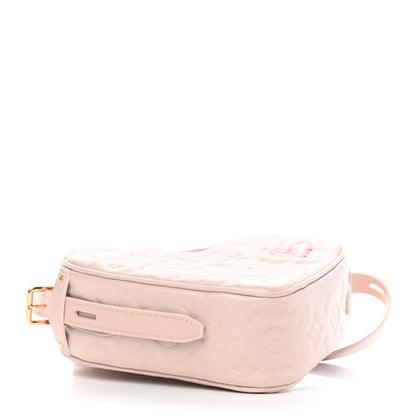 Louis Vuitton Lambskin Embossed Monogram Fall In Love Sac Coeur Light Pink 3 of 4
