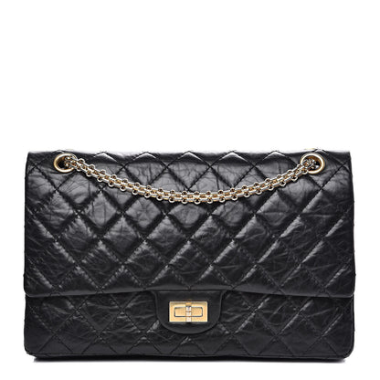 Chanel Aged Calfskin 50th Anniversary 2.55 Reissue 225 Flap Black 1 of 14