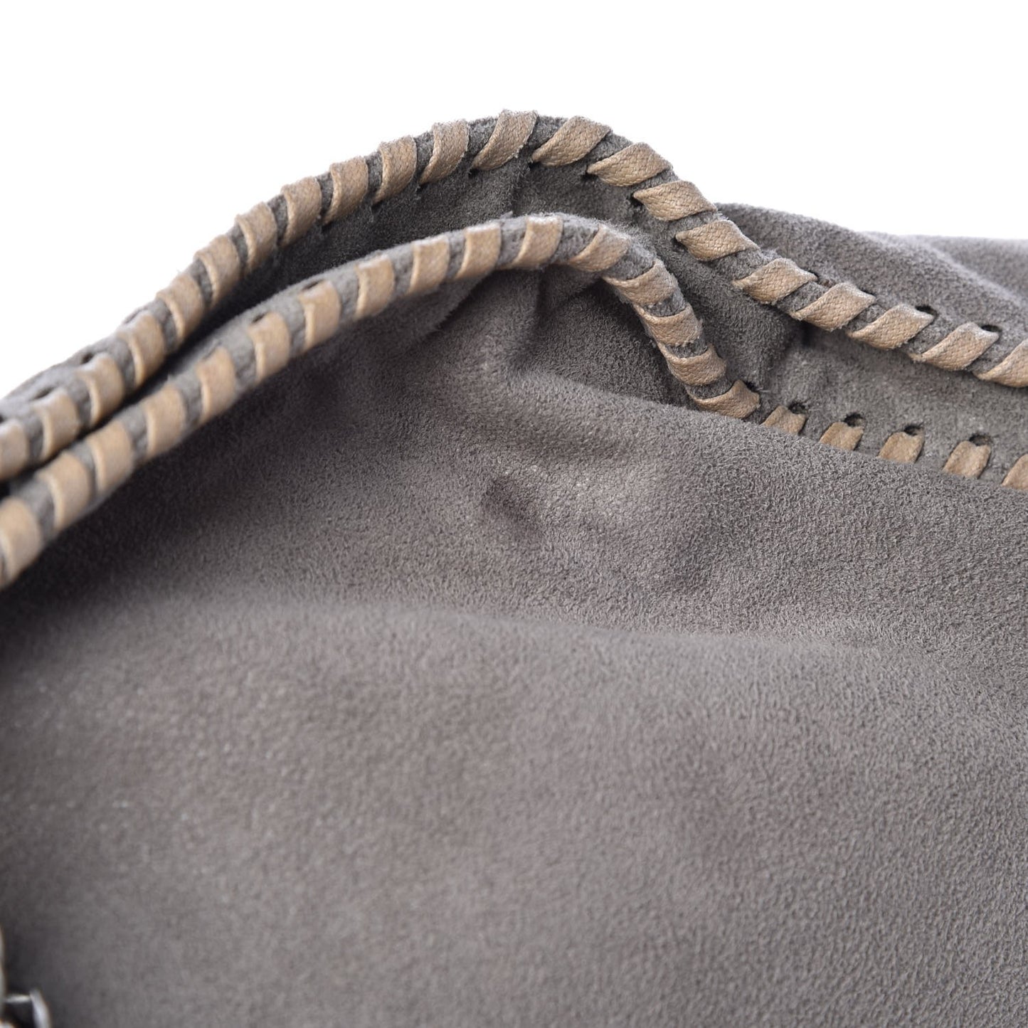 Shaggy Deer Small Falabella Tote Light Grey