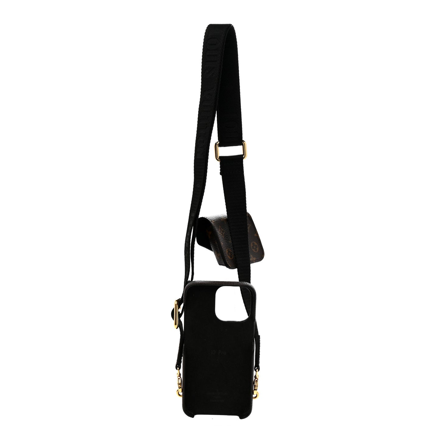 Monogram Bumper On Strap iPhone 13 Black