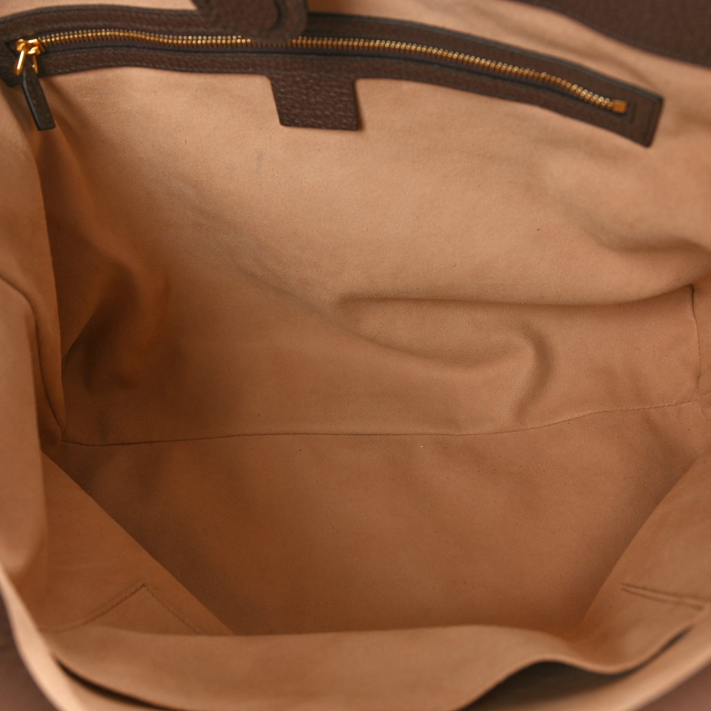 GG Supreme Monogram Medium Ophidia Shopping Tote Brown