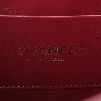 Chanel Calfskin Crocodile Embossed Fifth Avenue Maxi Flap Top Handle Bag Dark Grey 7 of 12
