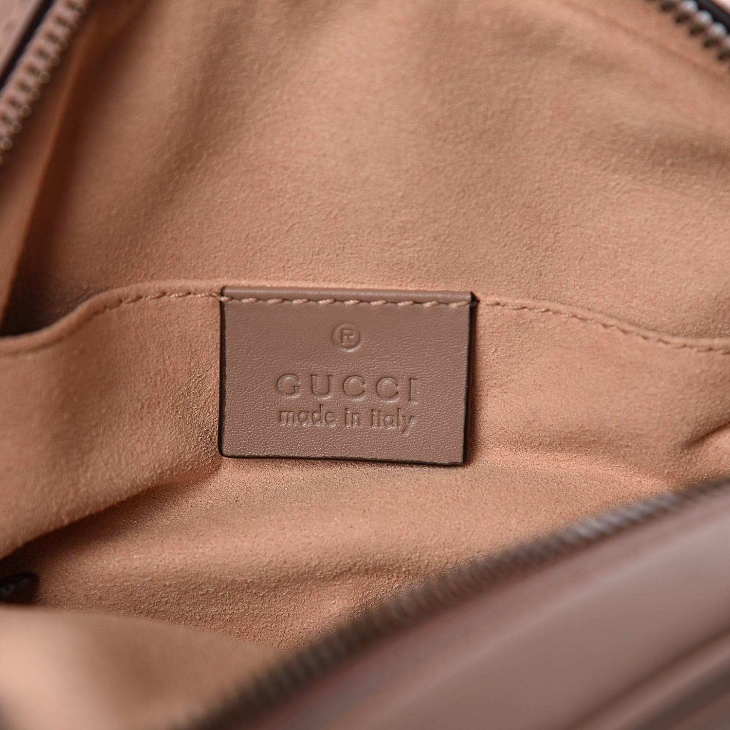 Gucci Calfskin Matelasse GG Marmont Belt Bag 85 34 Porcelain Rose 6 of 9