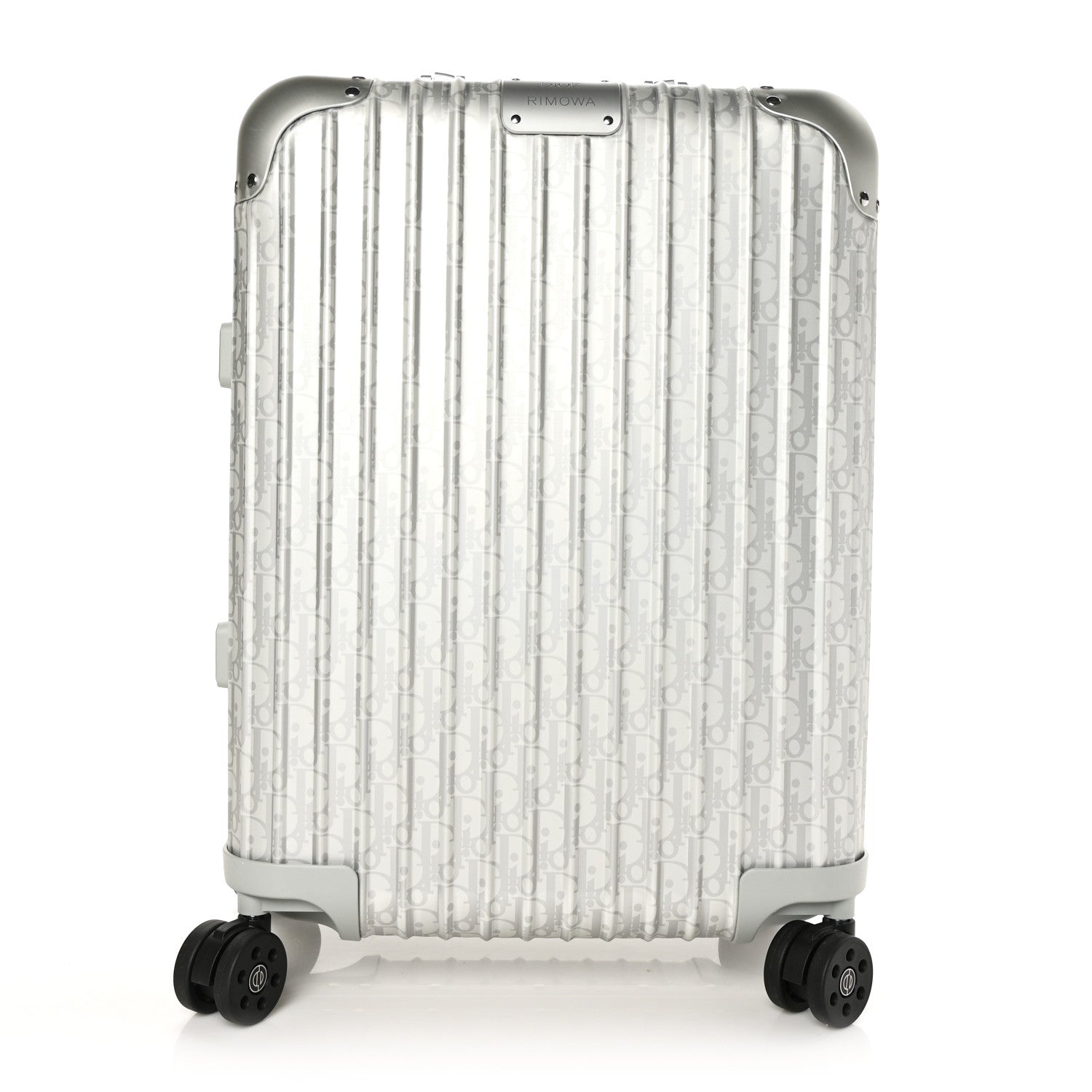 Christian Dior X RIMOWA Aluminum Gradient Cabin Luggage Silver 1 of 7