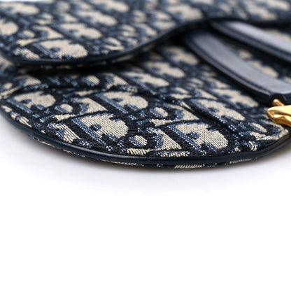 Christian Dior Oblique Saddle Belt Pouch Blue 7 of 11