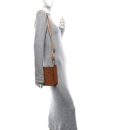 Hermes Taurillon Clemence Amazone Evelyne TPM Gold 1 of 10
